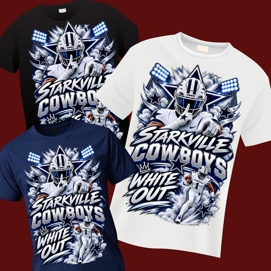 Starkville Cowboys White out